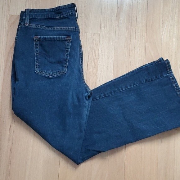 LEVI'S SIGNATURE AT WAIST BOOTCUT SZ 14 SHORT - Picture 2 of 13